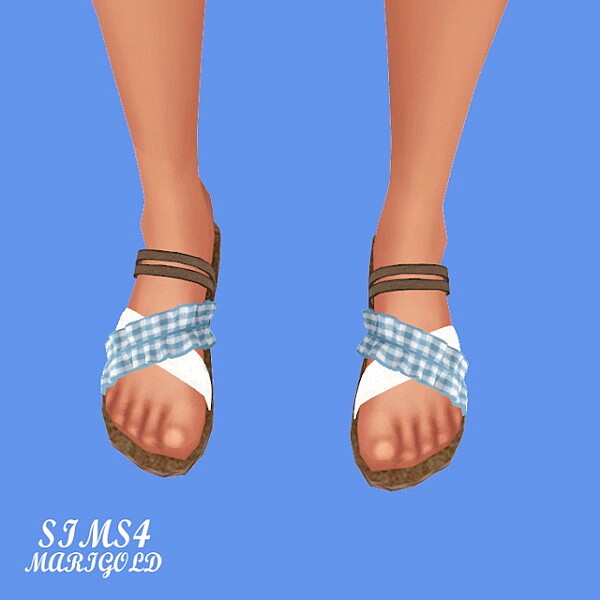 2X frill Sandal from SIMS4 Marigold