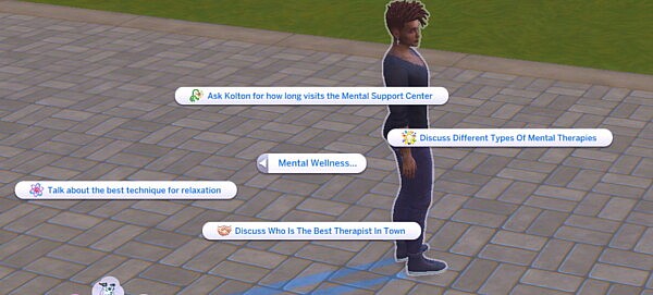 Mental Support and Wellbeing Lot Trait by MiraiMayonaka from Mod The Sims