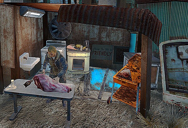 Fully furnished Diamond City Market by  jwjj420 from Mod The Sims