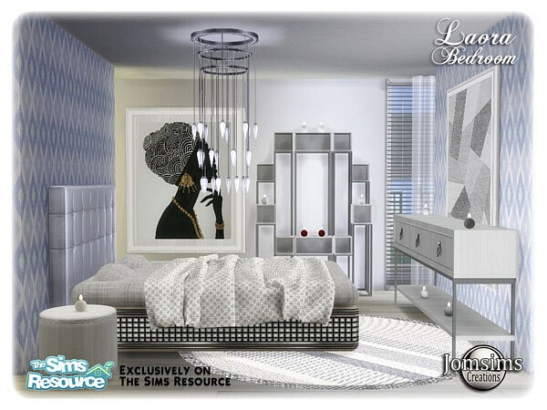 Laora bedroom by jomsims from TSR