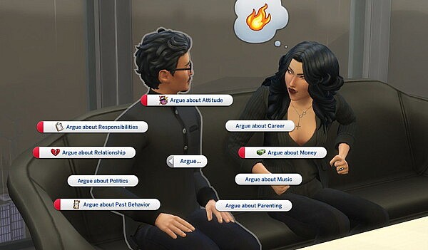Insults and Arguments Pack by helaene from Mod The Sims