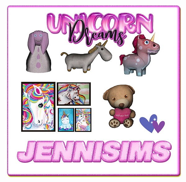 Unicorn Dreams Decorative from Jenni Sims