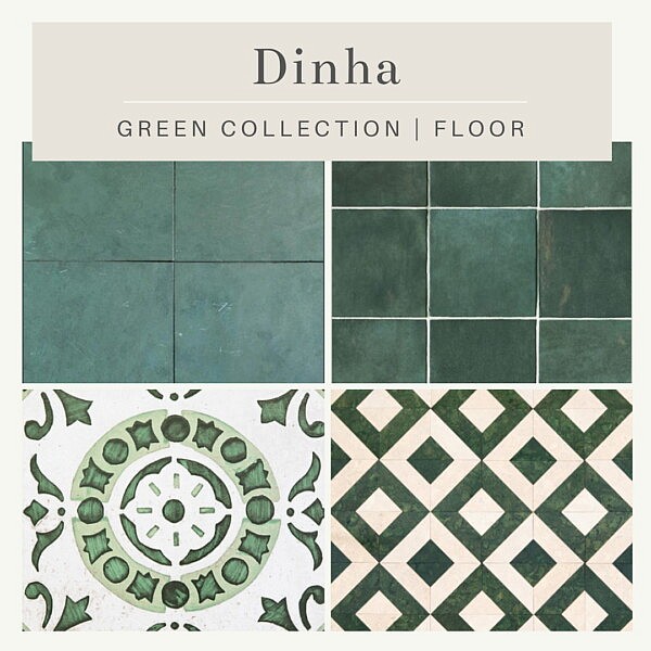 Green Collection: Wall and Floor from Dinha Gamer