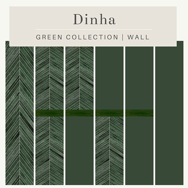 Green Collection: Wall and Floor from Dinha Gamer