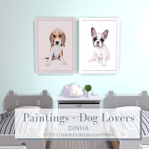 Painting   Dog Lovers Free from Dinha Gamer