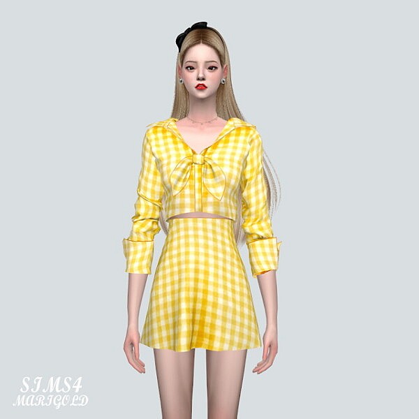 D 51 Ribbon Mini Dress from SIMS4 Marigold