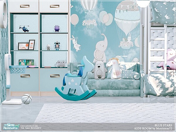 Blue Stars Kids Room by Moniamay72 from TSR