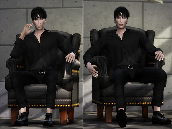 Living Chair Poses by YaniSim from TSR
