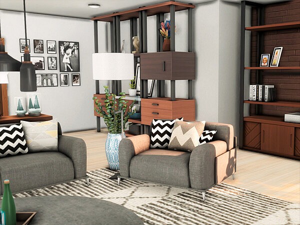 Contemporary Living Room by xogerardine from TSR