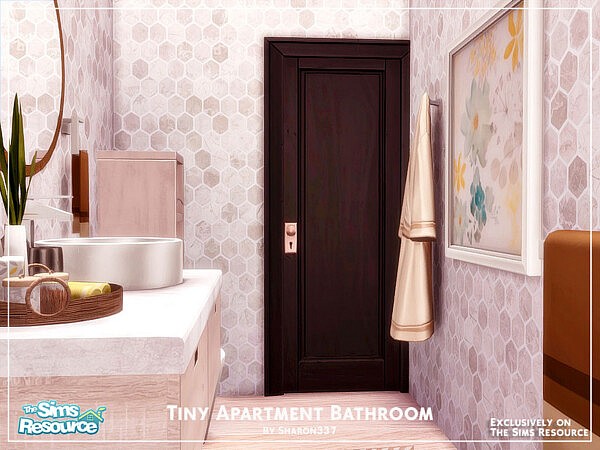 Tiny Apartment Bathroom by sharon337 from TSR