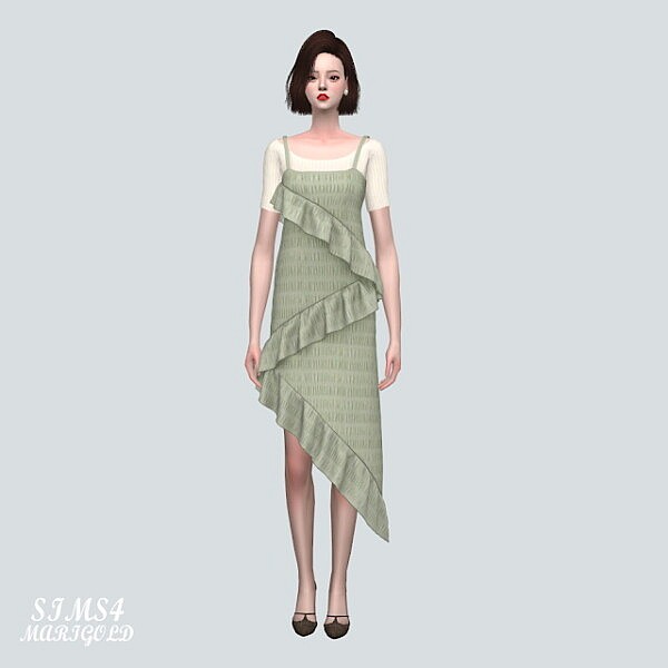 SF Bustier Dress With T shirts from SIMS4 Marigold