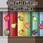 8BitBites Pixel Art Fruit Wallpaper Set sims 4 cc