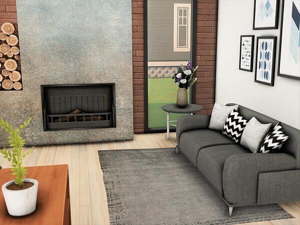 Contemporary Living Room by xogerardine from TSR