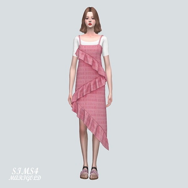 SF Bustier Dress With T shirts from SIMS4 Marigold