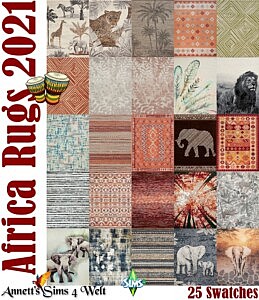 AFRICA Rugs 2021 sims 4 cc