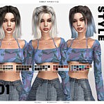 Abbey Hair sims 4 cc