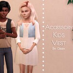 Accessory Kids Vest sims 4 cc