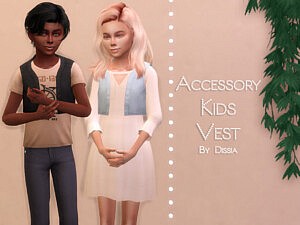 Accessory Kids Vest sims 4 cc