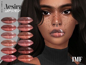 Aesira Lipstick N.338 sims 4 cc