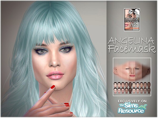 Angelina facemask by BAkalia from TSR