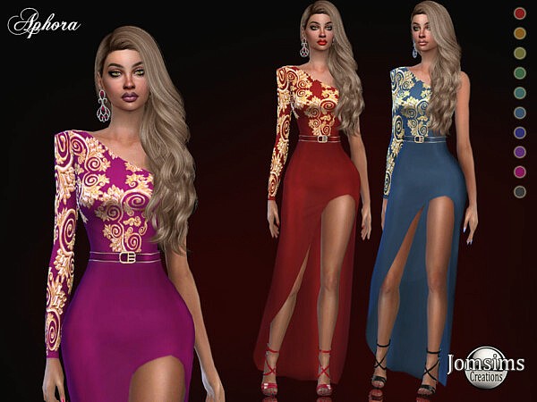 Aphora dress by jomsims from TSR