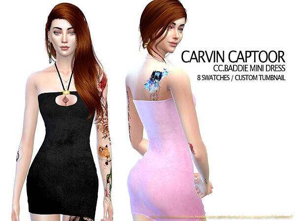 Baddie Mini Dress by carvin captoor from TSR