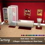 Bath Mat Set sims 4 cc