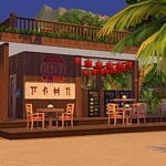 Beach Restaurant sims 4 cc