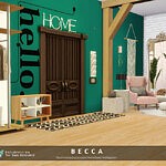 Becca hallway sims 4 cc