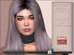 Belle Labret Piercing sims 4 cc