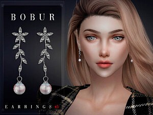 Bobur Earrings 45 sims 4 cc