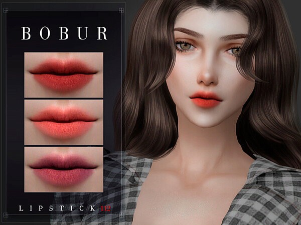 Bobur Lipstick 112 sims 4 cc
