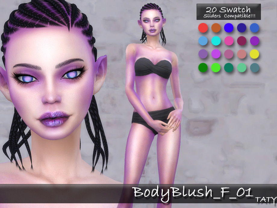 Body Blush By Tatygagg From Tsr • Sims 4 Downloads