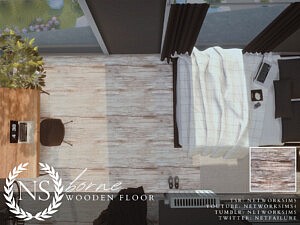 Borne Wooden Flooring sims 4 cc