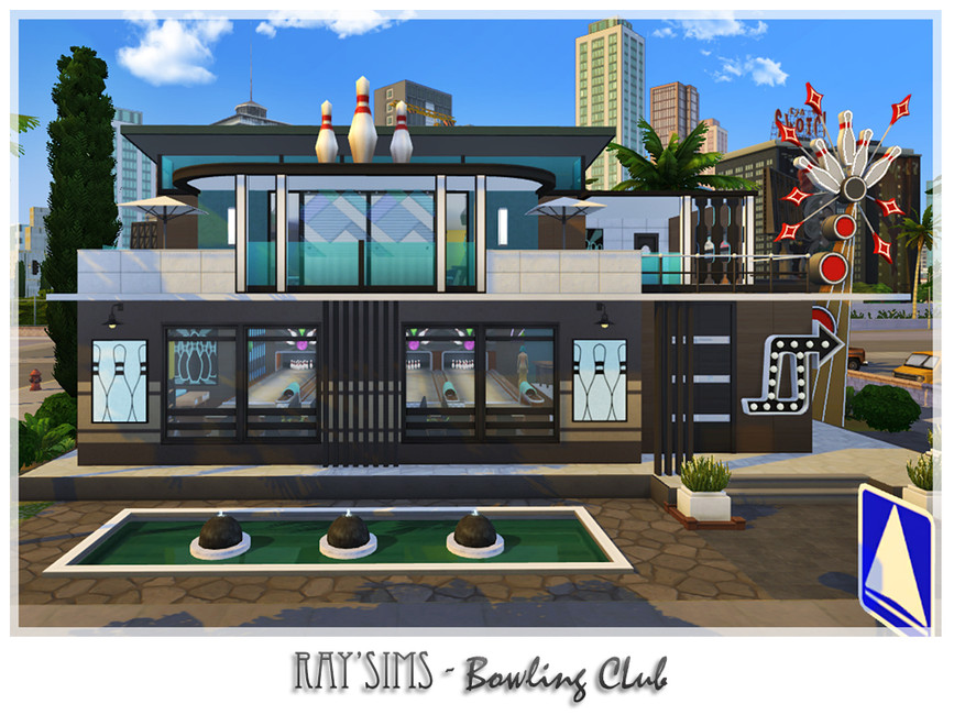 Bowling Club by Ray_Sims from TSR • Sims 4 Downloads