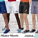 Boys Skater Shorts sims 4 cc