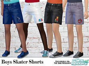 Boys Skater Shorts sims 4 cc