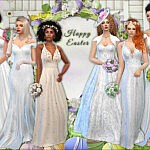 Bride dresses and accessories sims 4 cc