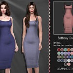 Brittany Dress sims 4 cc