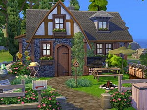 Candle Cottage sims 4 cc
