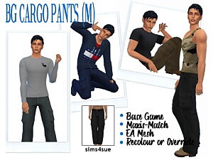Cargo Pants M sims 4 cc