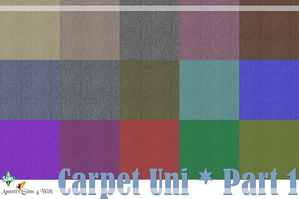 Carpets Uni sims 4 cc