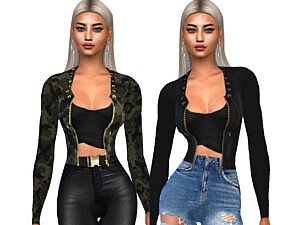 Casual Fit Jackets sims 4 cc