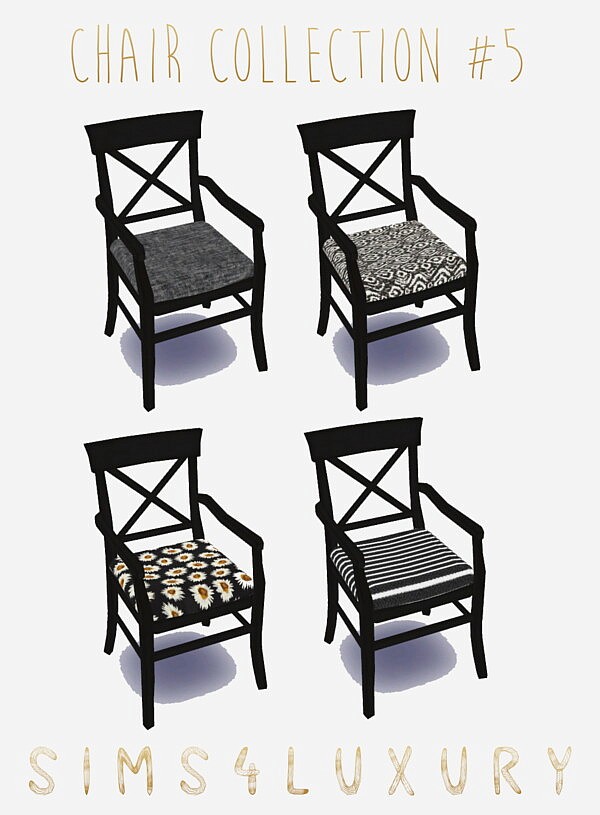 Chair, Pouf, Per Bed, Floor and Blanket Collection from Sims4Luxury