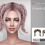 Charlotte Hair 146 sims 4 cc