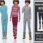 Childrens winter suit bottom sims 4 cc