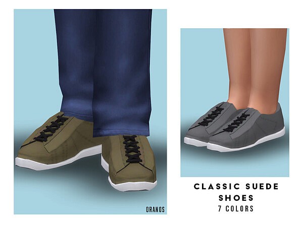 Classic Suede Shoes sims 4 cc