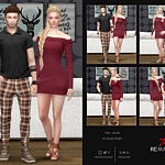 Couple In Game Pose Set 01 sims 4 cc
