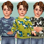 Cozy Sweater for Toddler 03 sims 4 cc