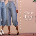 Crop Jeans sims 4 cc